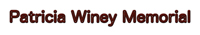 Patricia Winey Memorial Logo